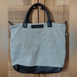 WANT Les Essentiels Black & White O’Hare Organic Tote Bag